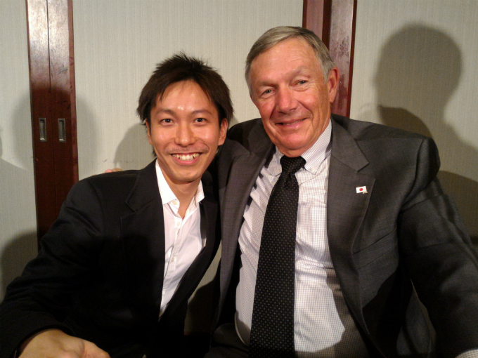 2016年マーク・シューベルト氏と一緒に。