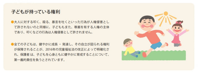 子どもが持っている権利